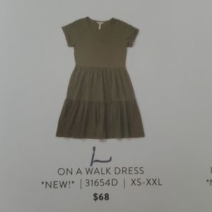 On a walk dress